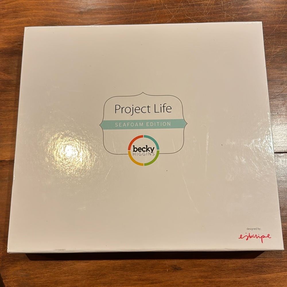 NEW Becky Higgins PROJECT LIFE Seafoam Edition 500 Journaling Cards 40 Bifold